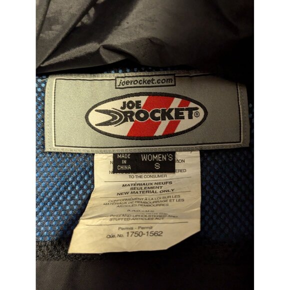 Joe Rocket Womens Motorcycle Jacket Mesh Armor Black S Zip in Lining - Picture 6 of 8